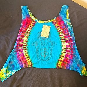 Kathmandu Imports Cropped Tie Dye